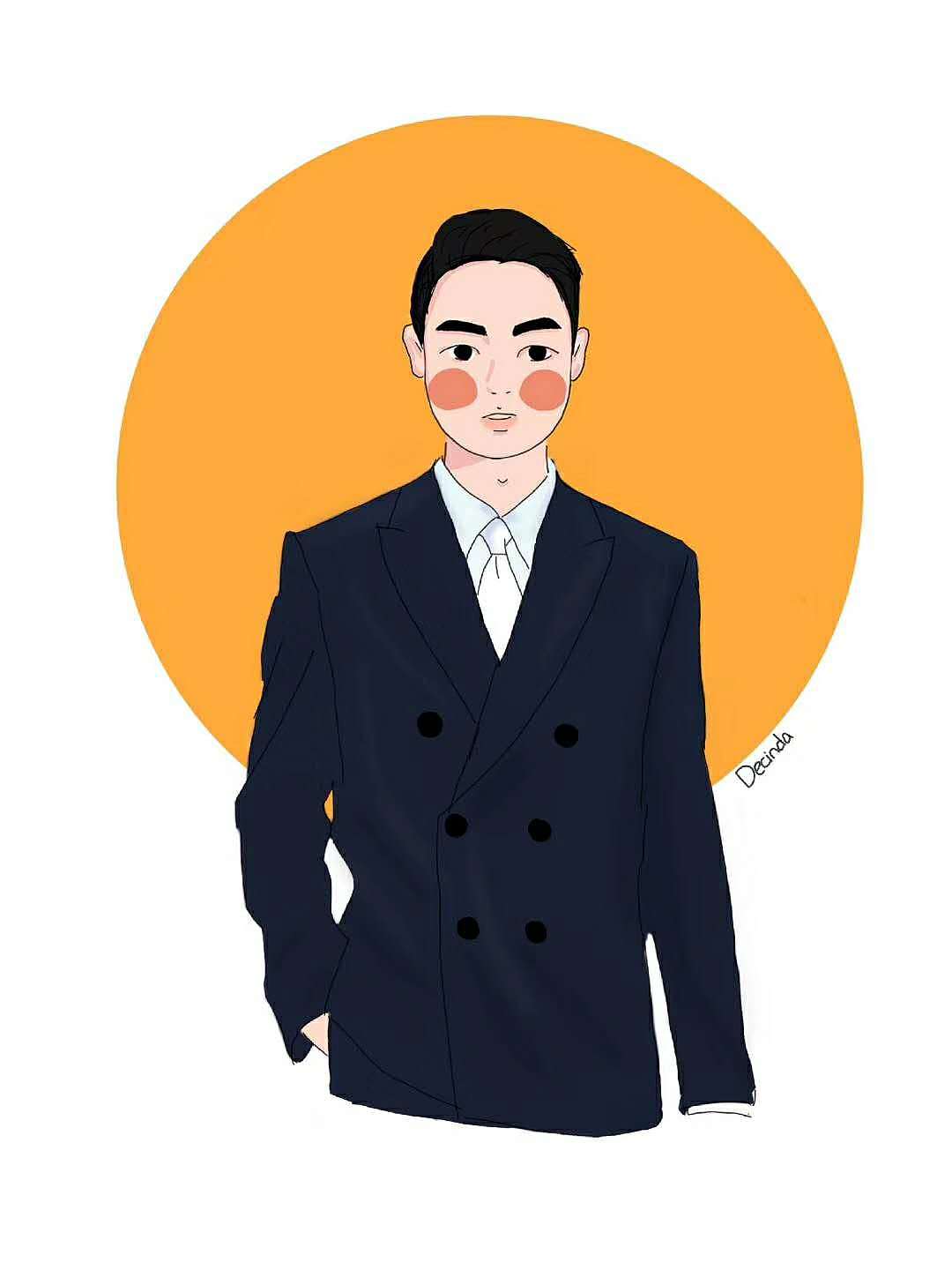 手绘头像练习（图ZMjIxNjk2NjQ0） - 创作习作 - 站酷设计师麻格工作室原创素材 - 站酷ZCOOL