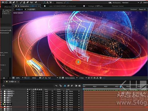 CUBE教程《C4D&AE制作新闻片头动画》