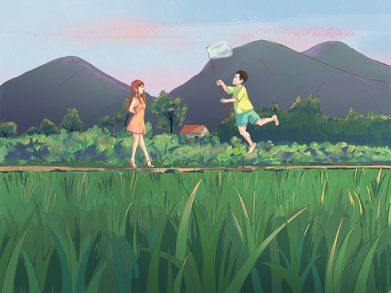 夏天的风（图ZMjE0MTI4ODMy） - 创作习作 - 站酷设计师津津的津呀原创素材 - 站酷ZCOOL