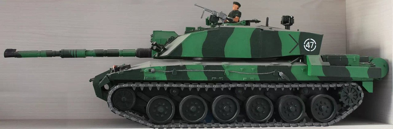 纸质挑战者II主战坦克 照网上图手工制作，没有图纸（图ZMTU2MDE5OTM2） - 手办/模玩 - 站酷设计师宏图装饰原创素材 - 站酷ZCOOL