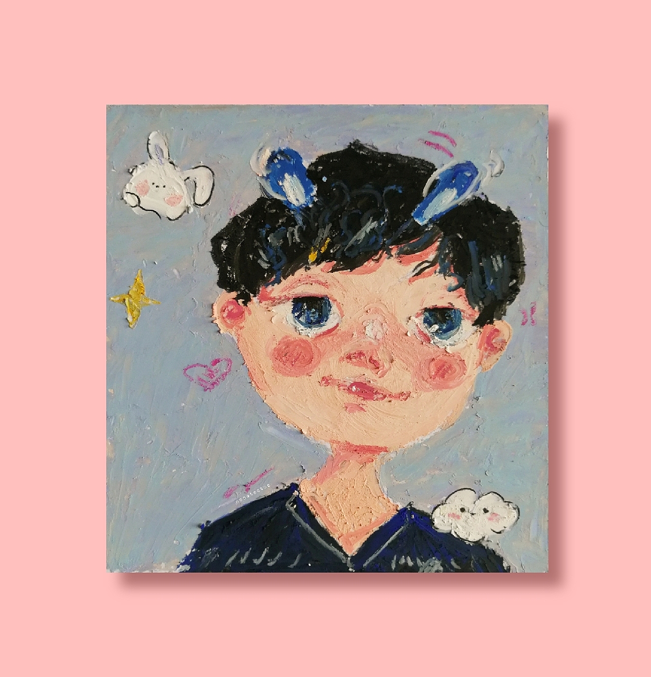 柴柴的油画棒｜小头