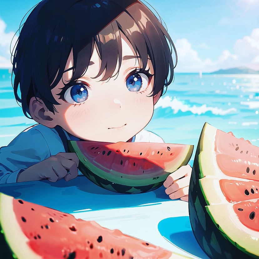 夏日瓜语（图ZMzQ4NDkzMzky） - 图案 - 站酷设计师章鱼哥吃章鱼烧原创素材 - 站酷ZCOOL
