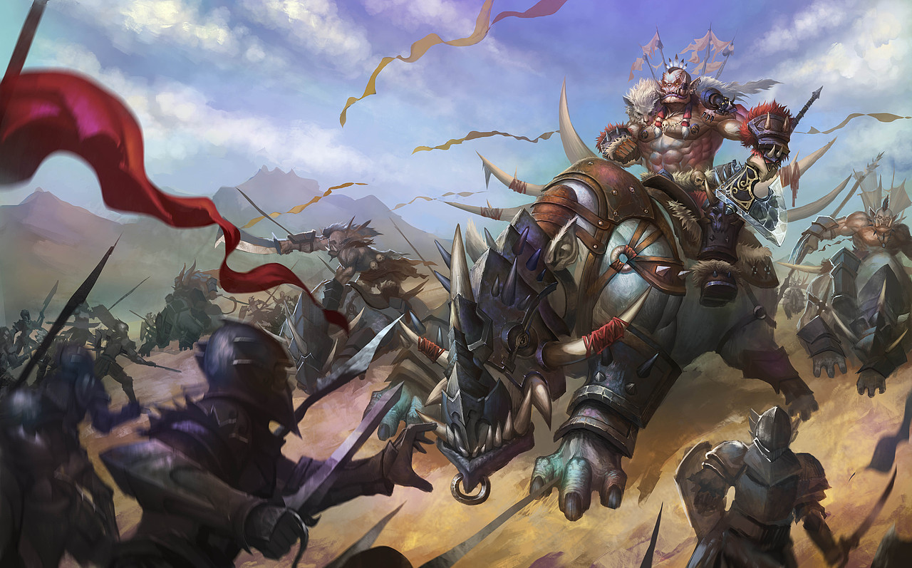 练习兽人|插画|游戏原画|燕城小侠_原创作品-站酷zcool