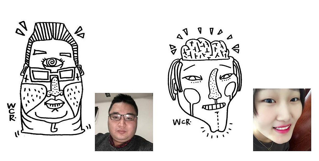 FaceDoodle│怪相涂鸦（图ZNjQ1ODEwMDQ=） - 艺术插画 - 站酷设计师王晨睿原创素材 - 站酷ZCOOL