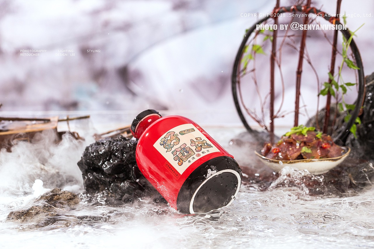 把酒望远山-金六福（图ZMTI3NzQ3Mjcy） - 产品摄影 - 站酷设计师森焱摄影原创素材 - 站酷ZCOOL