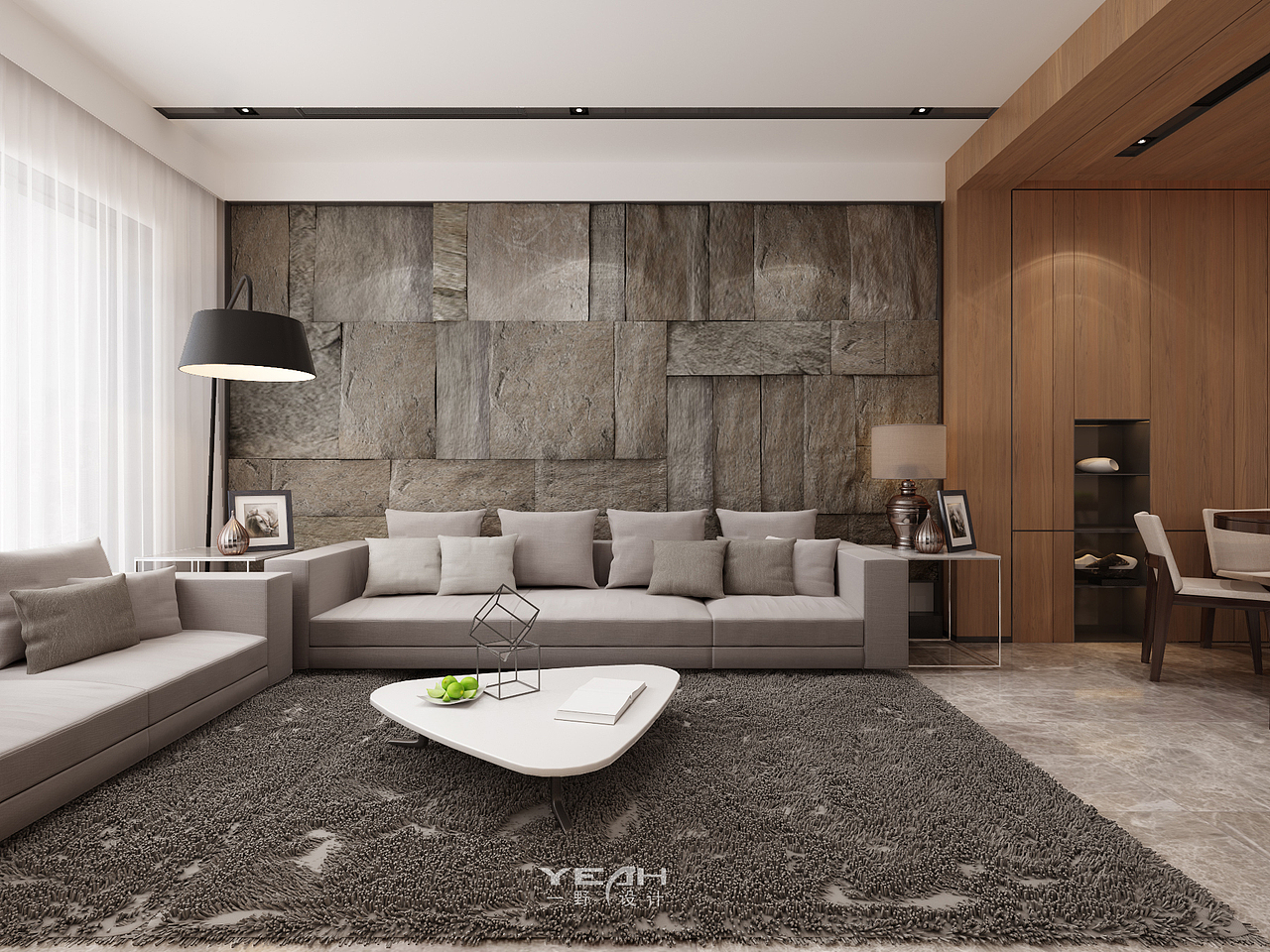 台—景（图ZMTA5OTI1MTcy） - 家装设计 - 站酷设计师一野设计师刘奇原创素材 - 站酷ZCOOL