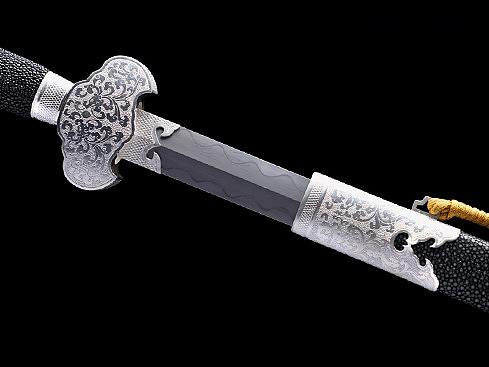 德匠堂宝剑-龙泉刀剑-银装龙尚剑-典藏版（DJ-2773）