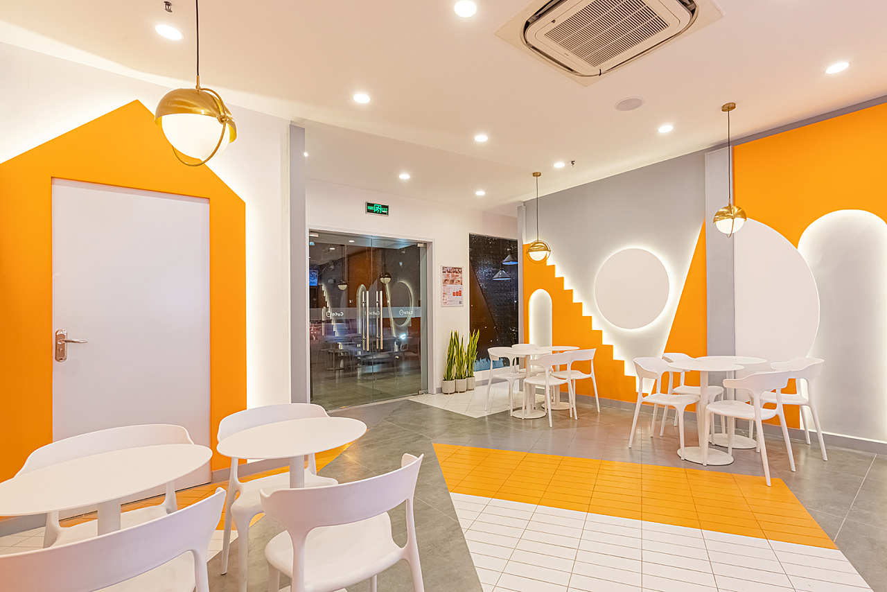 lk design | 青春里的"纪念碑谷": coco都可麦岛店