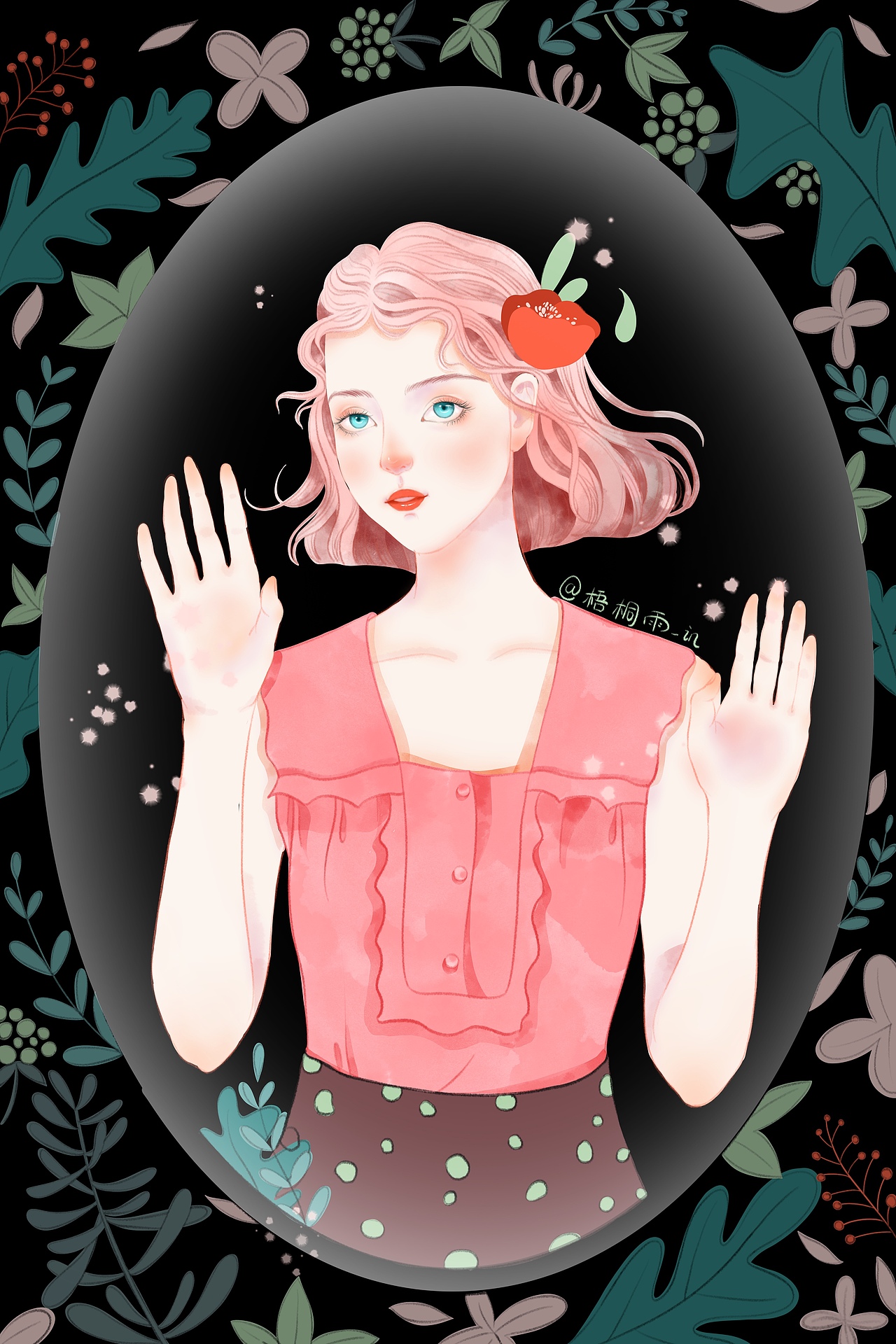 人物插画（图ZMTY1OTIzNjQ4） - 艺术插画 - 站酷设计师禾吾吾原创素材 - 站酷ZCOOL