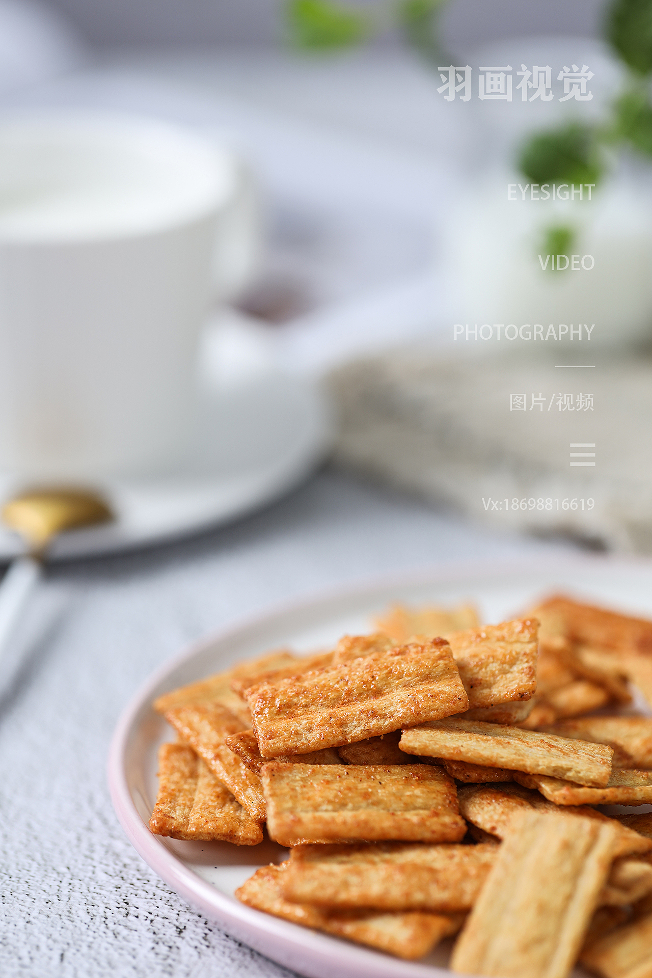 锅巴拍照粗粮锅巴摄影美食饼干点心拍摄小米锅巴食物