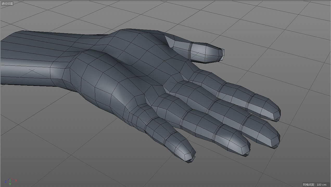 C4D手的建模练习