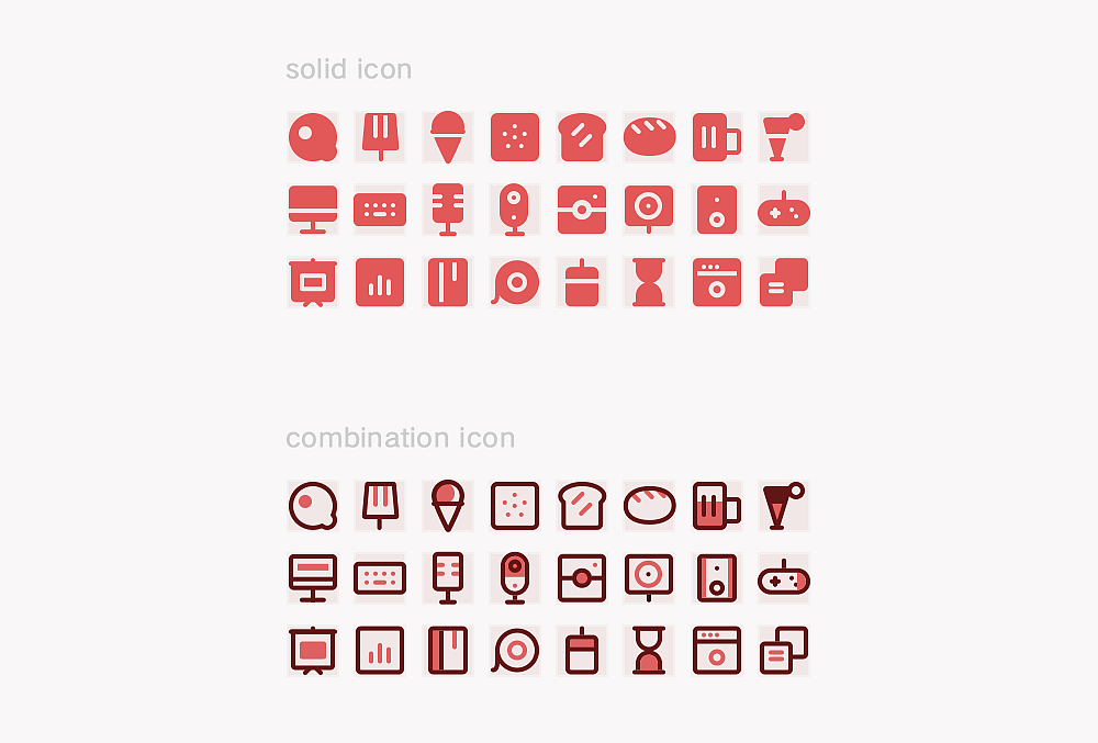 不同风格icon练习