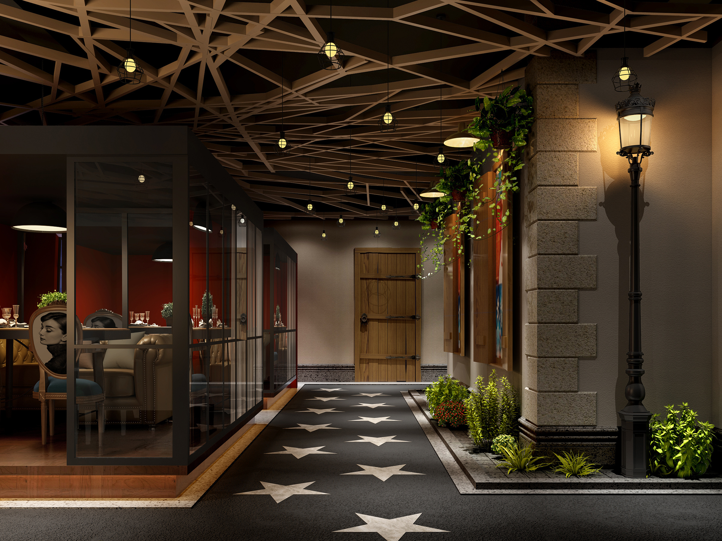 今天分享9个餐饮业的案例|空间|室内设计|张美丽效果图 - 原创作品 - 站酷 (ZCOOL)
