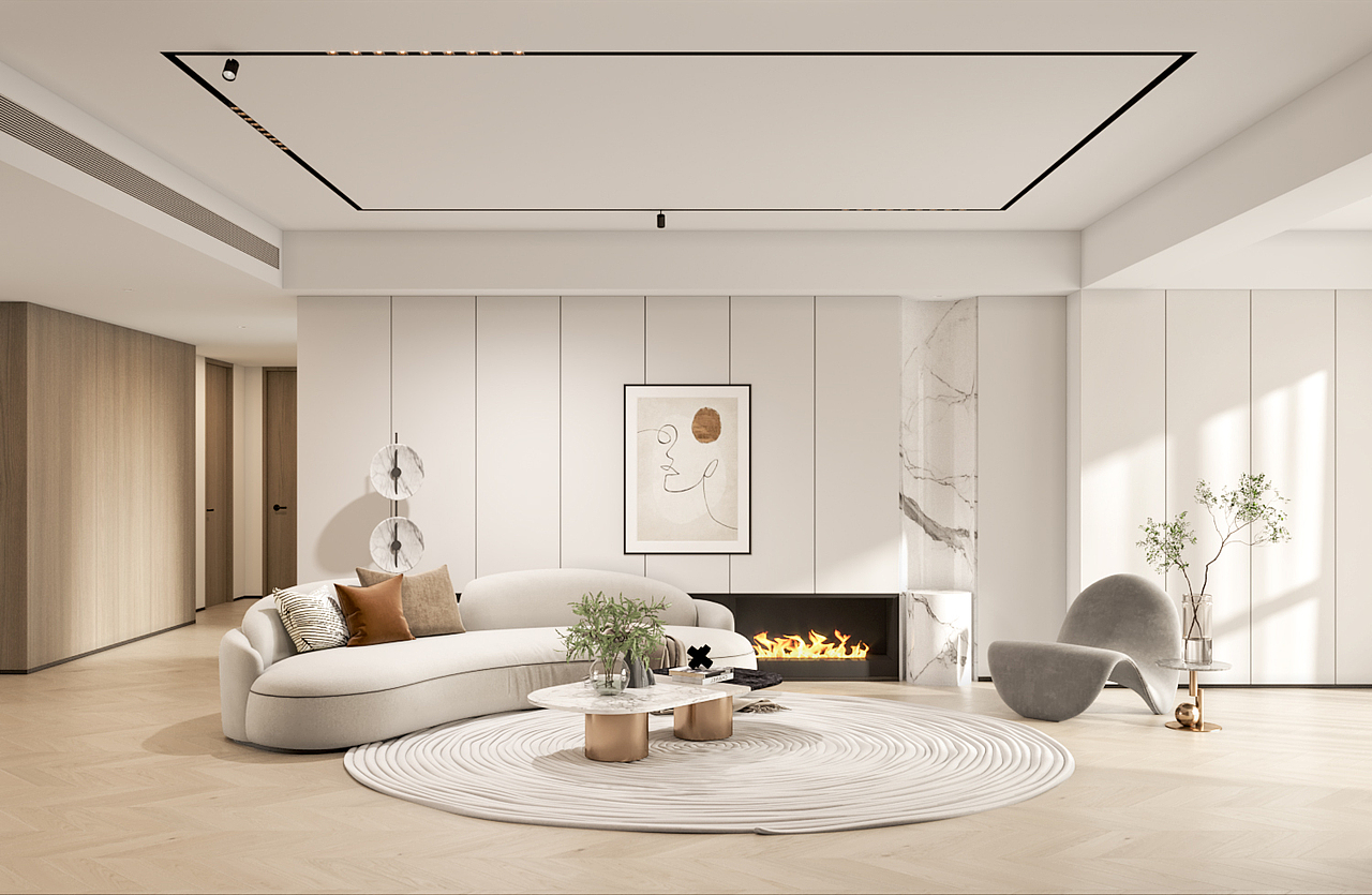 效果图 现代轻奢 现代北欧 新中式 CR（图ZMjc0MzE4MDEy） - 家装设计 - 站酷设计师雅视18616770530原创素材 - 站酷ZCOOL