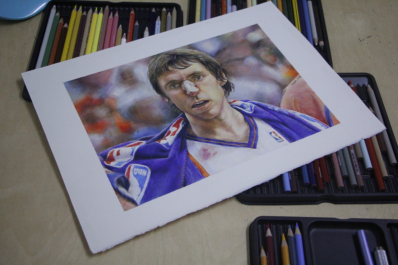 彩铅NBA球星 Steve Nash