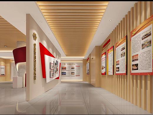 企业蜂巢党建展馆设计