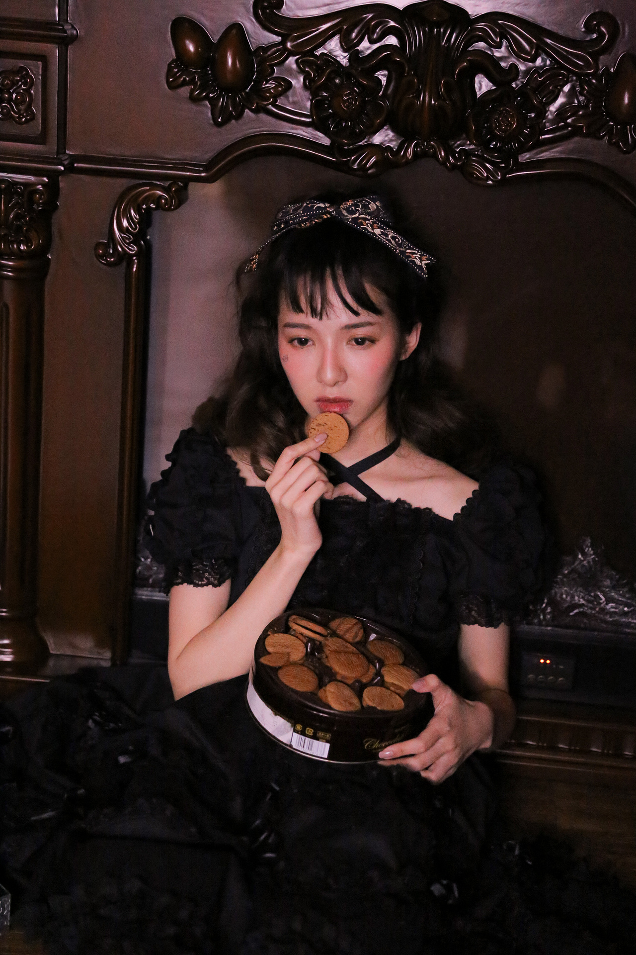 万圣节黑暗系少女风写真