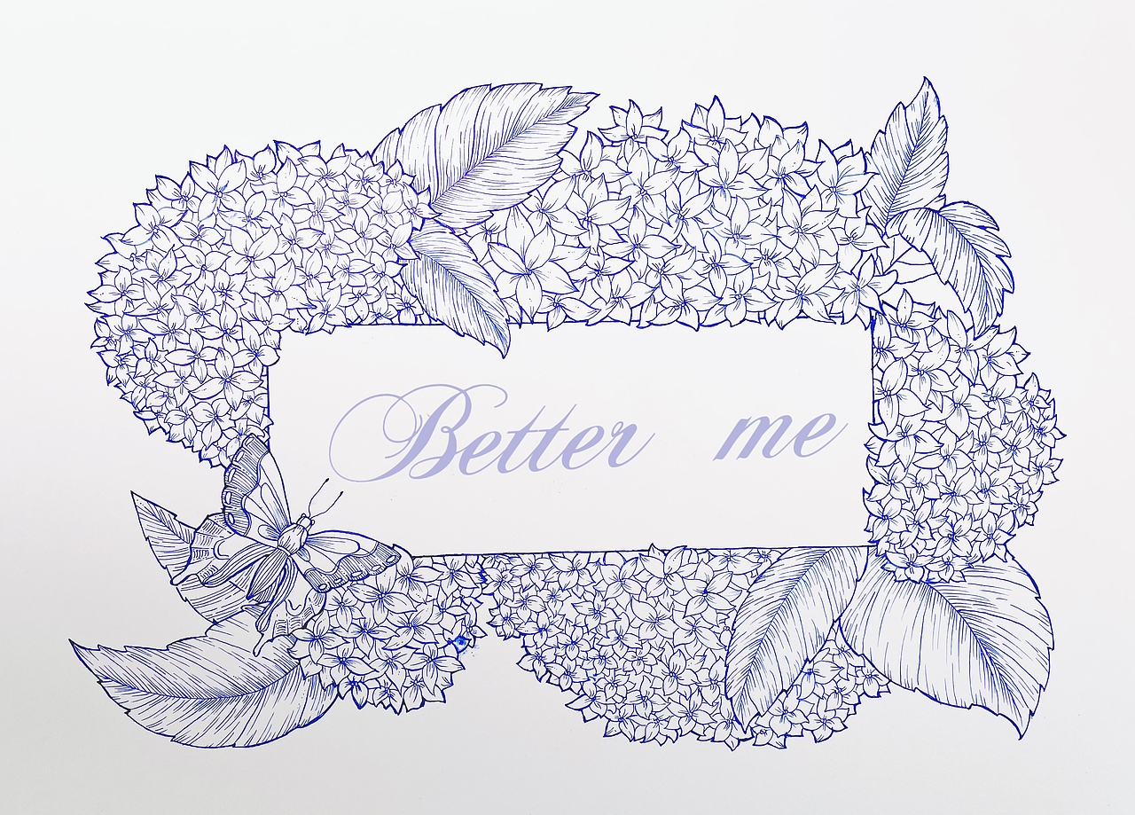 线描装饰画（图ZMzE2MTE0MzIw） - 艺术插画 - 站酷设计师梁大小姐原创素材 - 站酷ZCOOL