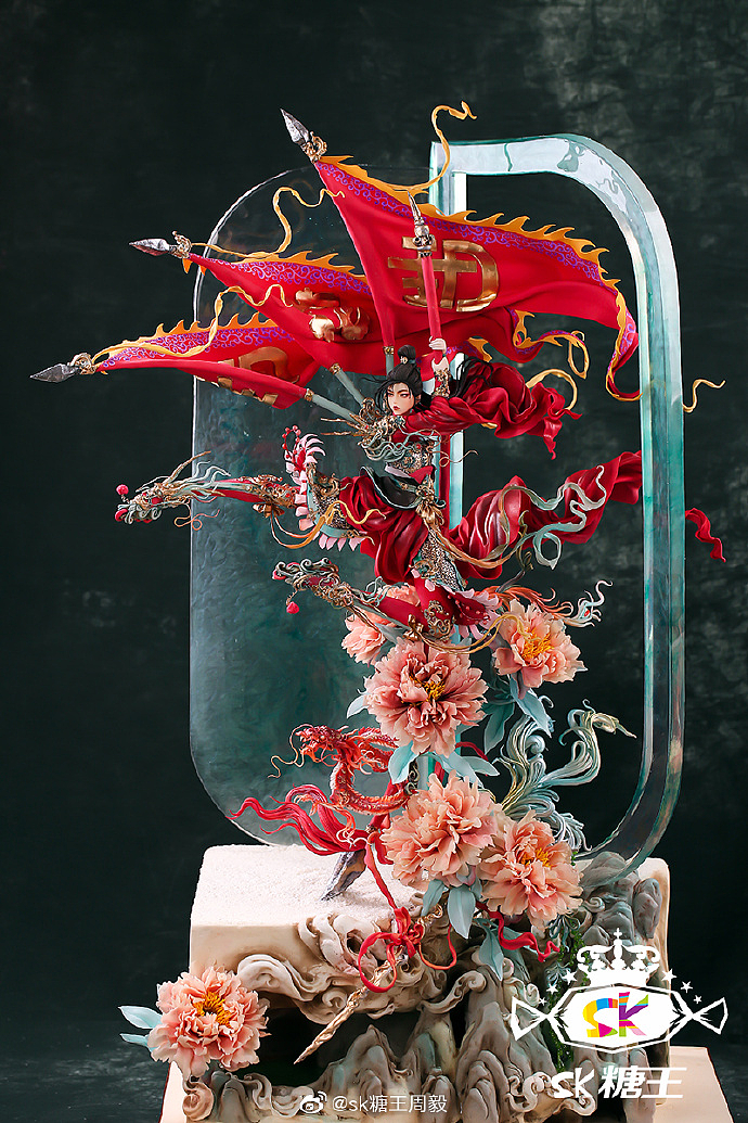 国风翻糖人偶蛋糕 花木兰>, 让世界看到东方文化魅力|手工艺|手办/模