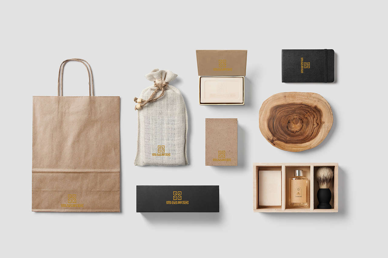 壹品家居logo包装设计