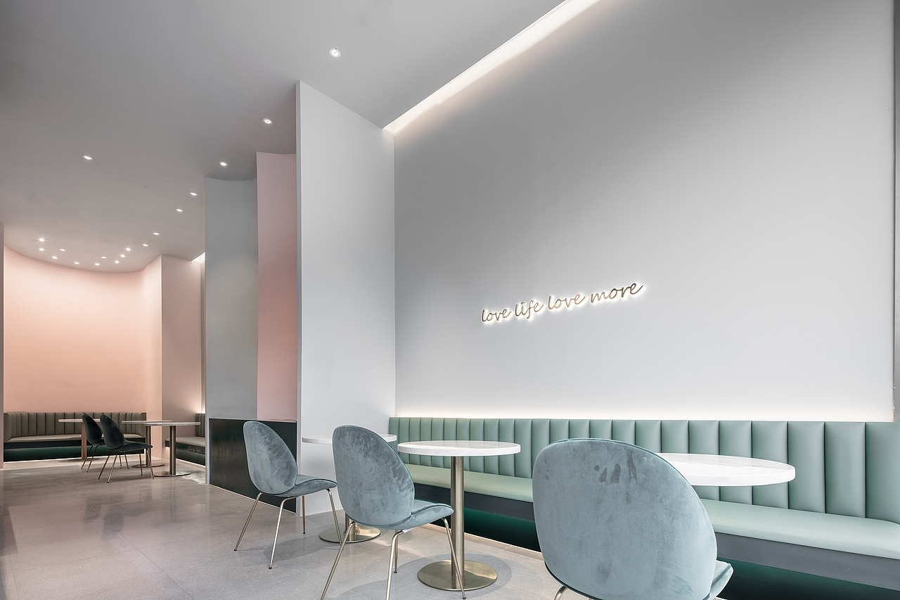 LOVEMORE咖啡花艺集合店 | 南筑设计（图ZMTQyNzkwNjUy） - 家装设计 - 站酷设计师南筑空间设计原创素材 - 站酷ZCOOL