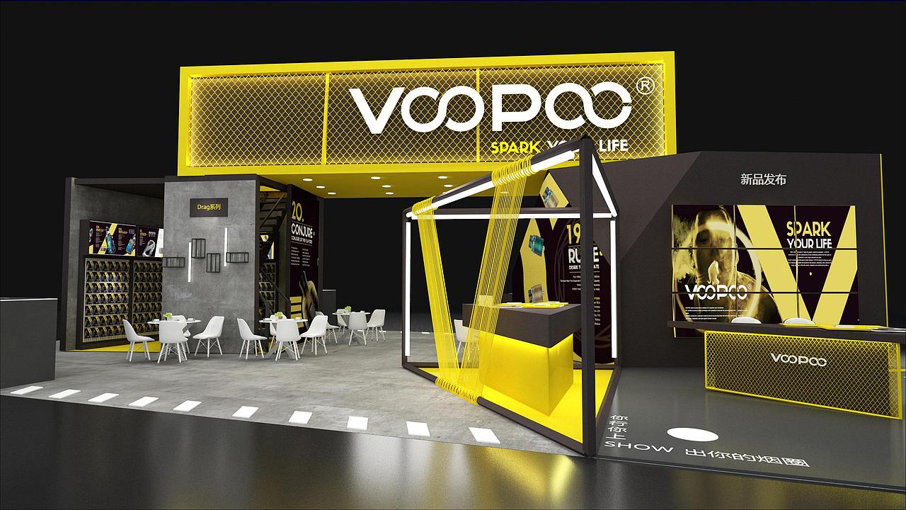 voopoo展台（图ZMjQ3MDQ0NTg4） - 展陈设计 - 站酷设计师黄蓬原创素材 - 站酷ZCOOL