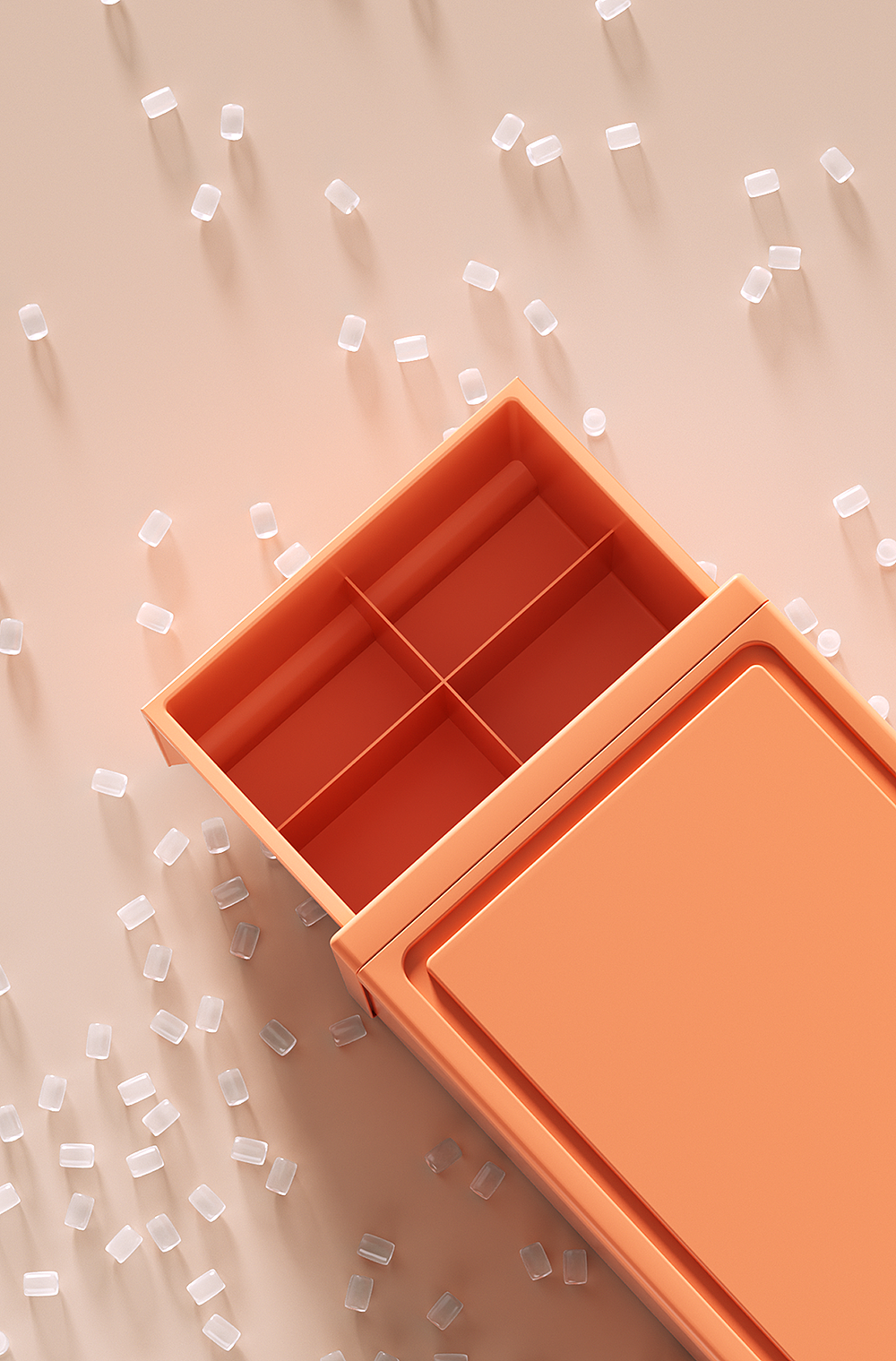 c4d产品渲染收纳盒