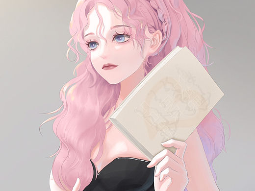 粉毛小姐姐