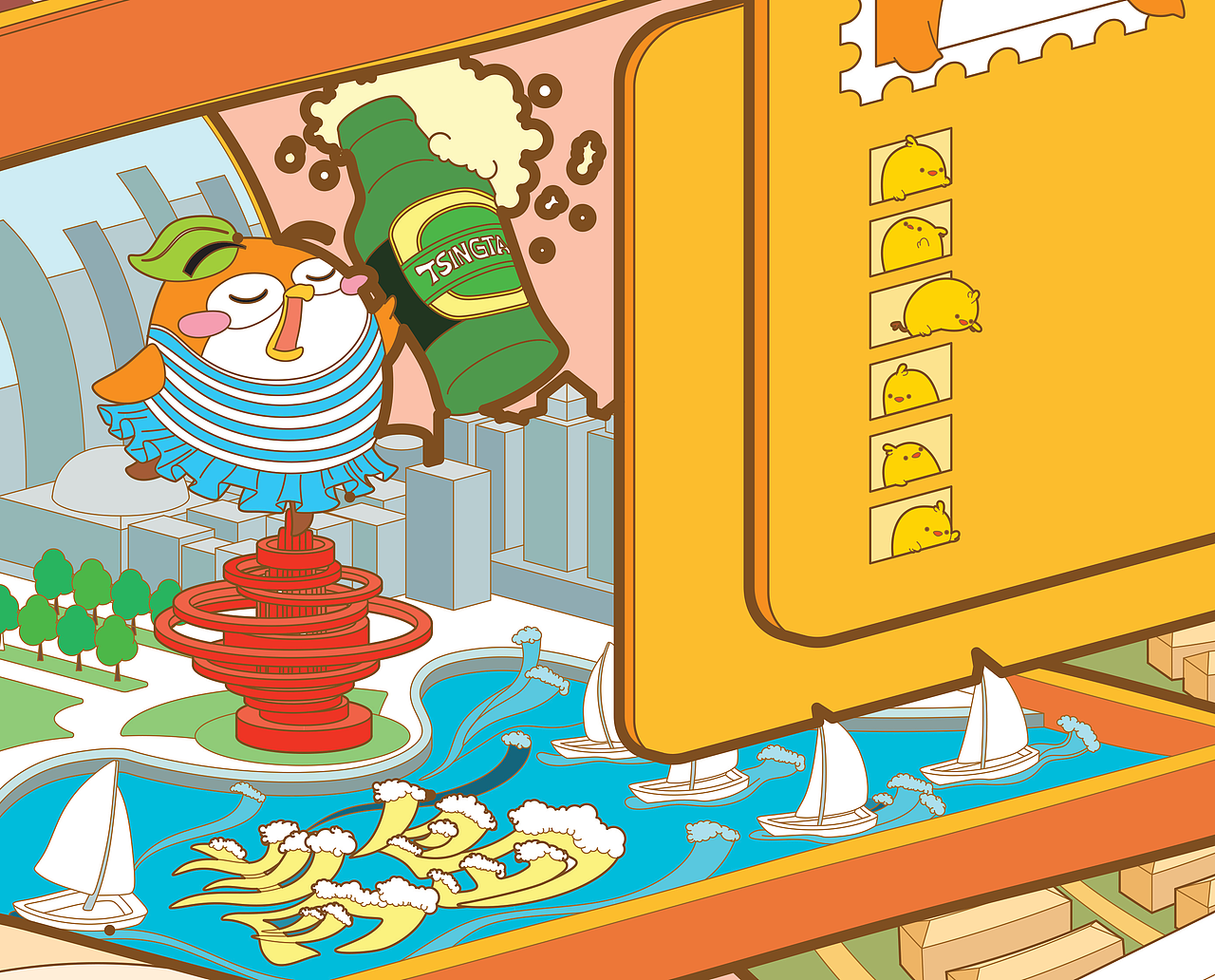 苏橙文旅会展设计插画（图ZMjQyNjkyOTIw） - 商业插画 - 站酷设计师ShireenF桑木發原创素材 - 站酷ZCOOL