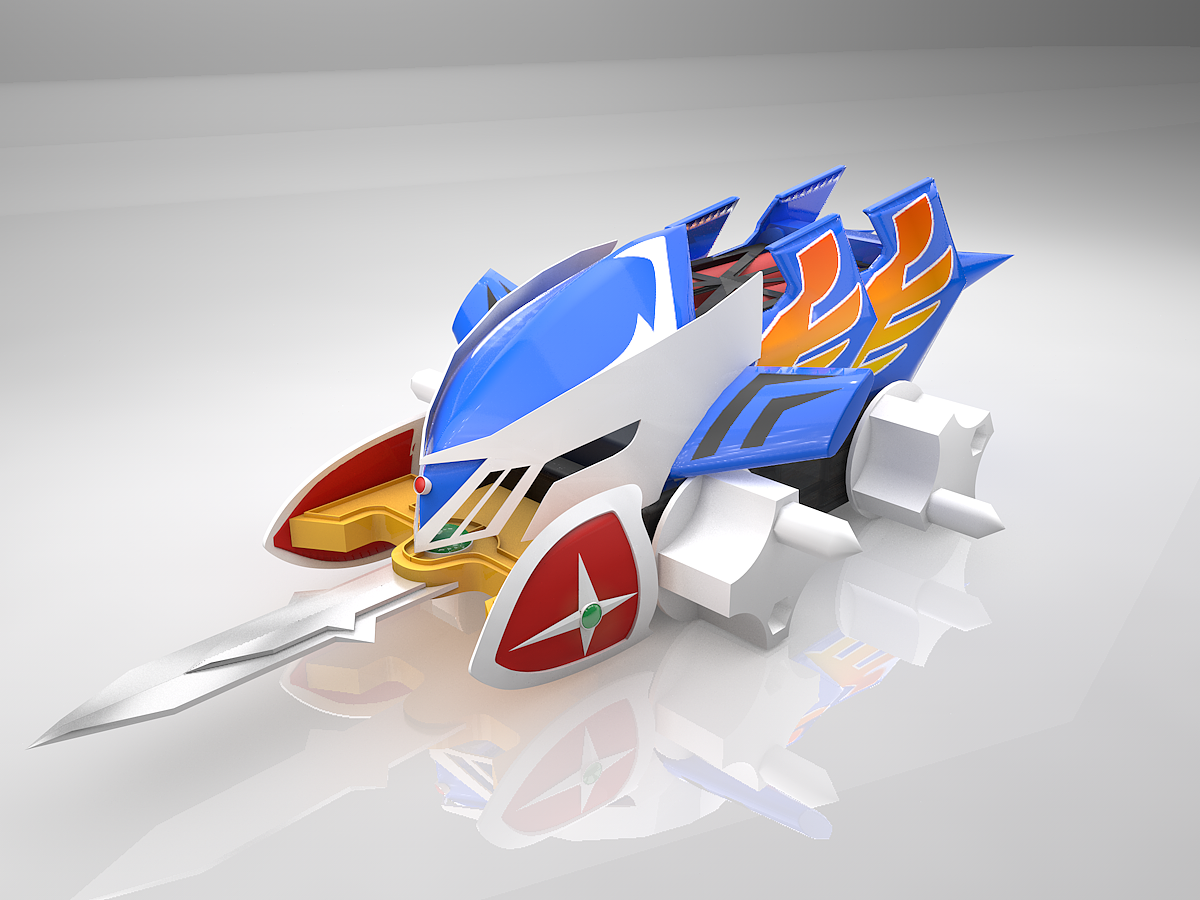 激斗战车-霹雳神鹰 c4d练习