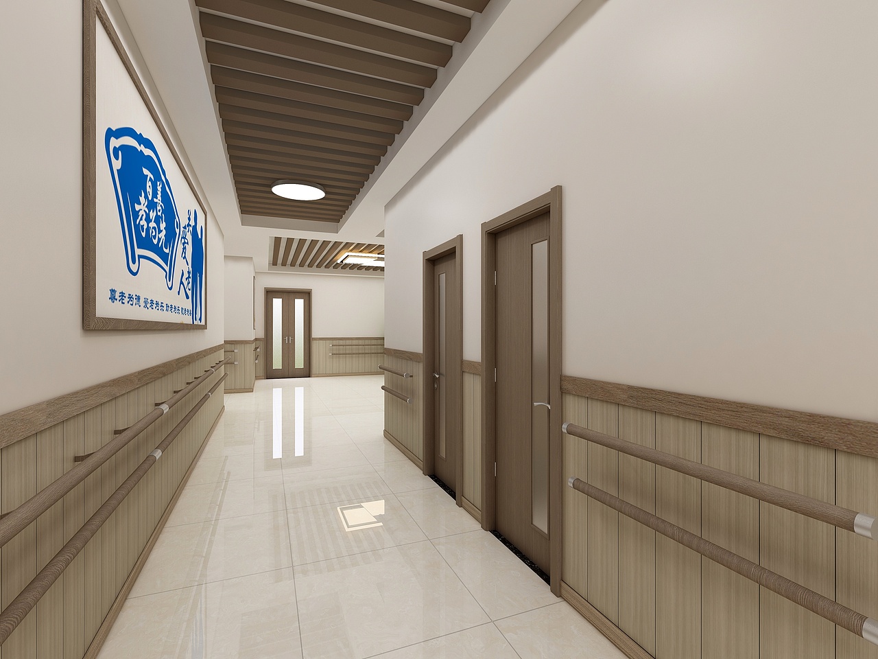 青岛养老院设计装修-休闲运动 br> 随着社会发展速度的逐渐加快,老年