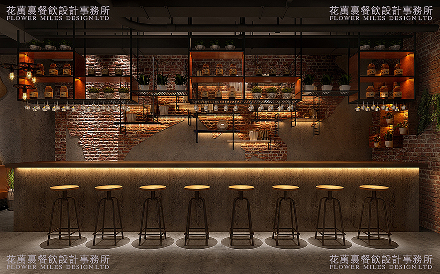音乐餐吧空间设计不应忽略的吧台细节-花万里设计（图ZMTAzNzI5MTEy） - 家装设计 - 站酷设计师花万里餐饮设计师原创素材 - 站酷ZCOOL