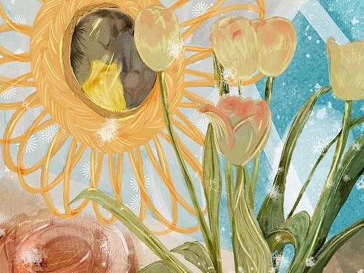 窗前的花（个人主页-ZNTgwOTkyNDQ=） - 创作习作 - 站酷设计师SweetNan原创素材 - 站酷ZCOOL