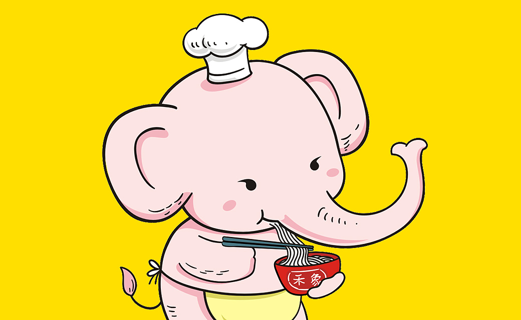 禾象方便粉丝酸辣粉包装设计