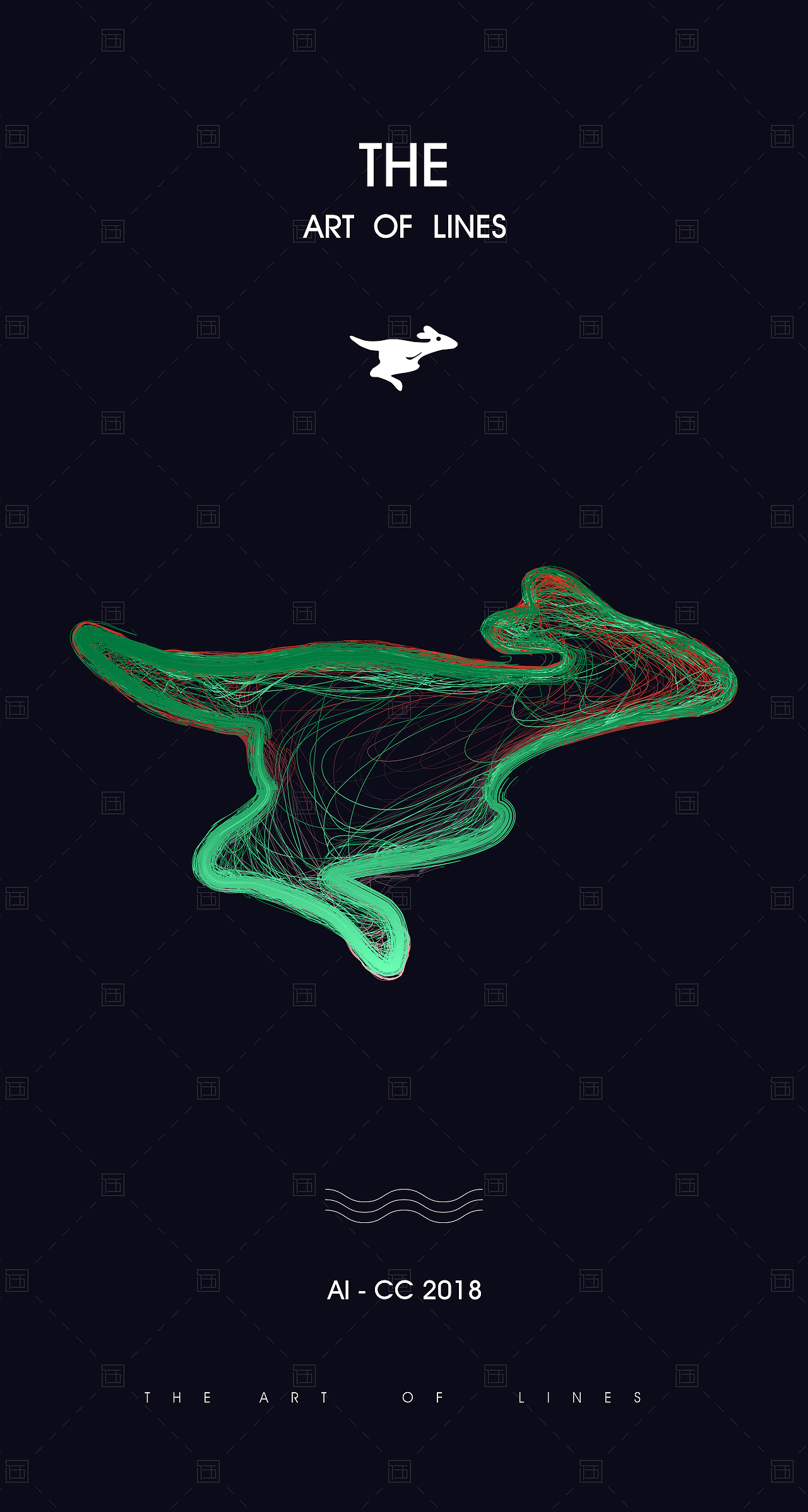 AI _ 线条混合效果 _ 图形视觉设计