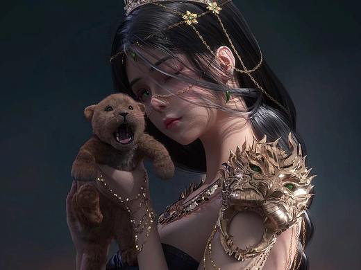 鬼刀3D高精度模型同人作品~风铃公主