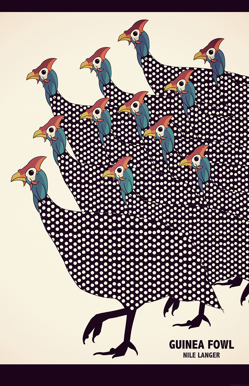 guinea fowl|插画|创作习作|nilelanger_原创作品-站酷zcool