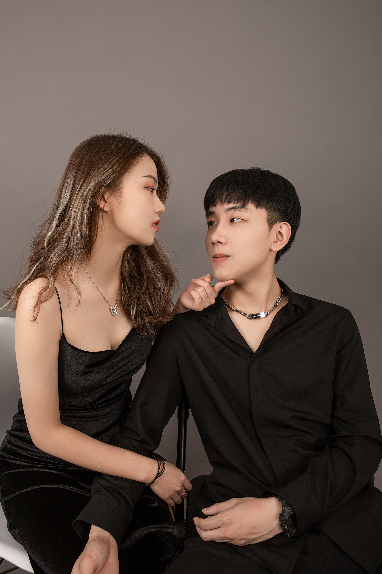 极简风情侣照🖤🖤