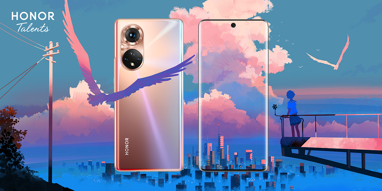 夏日系列.华为手机插画（图ZMjYyMDMxNTMy） - 商业插画 - 站酷设计师邦乔彦原创素材 - 站酷ZCOOL