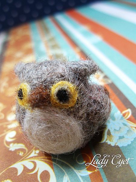羊毛毡猫头鹰