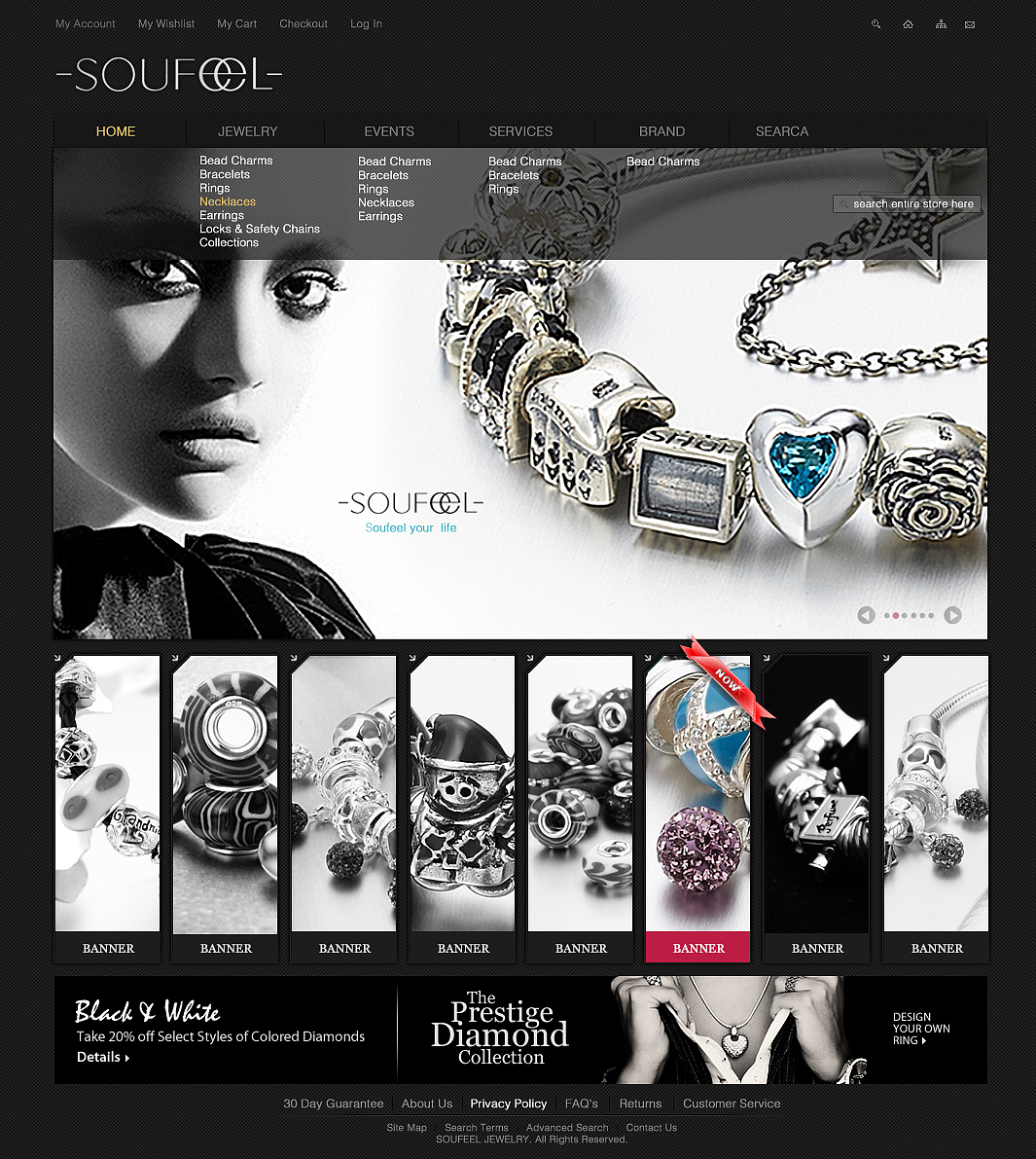 饰品网页（图ZMTUxOTI5NDI0） - 电商 - 站酷设计师西里不糊涂小姐原创素材 - 站酷ZCOOL