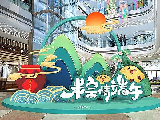 商场端午节美陈