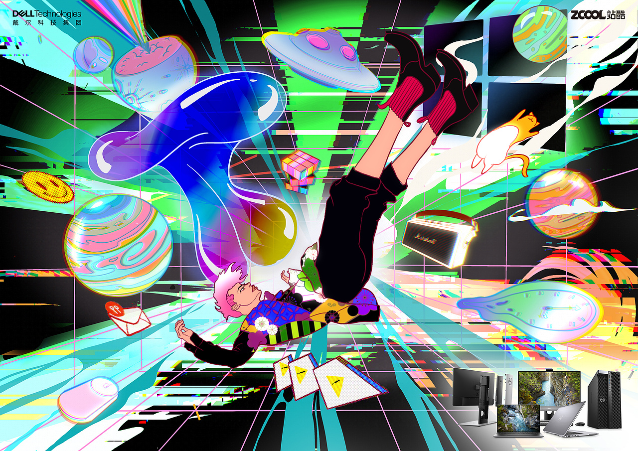 单击启动π世界，灵感在瞬间爆发（图ZMjMyOTc2NDk2） - 海报 - 站酷设计师Abbbbi原创素材 - 站酷ZCOOL