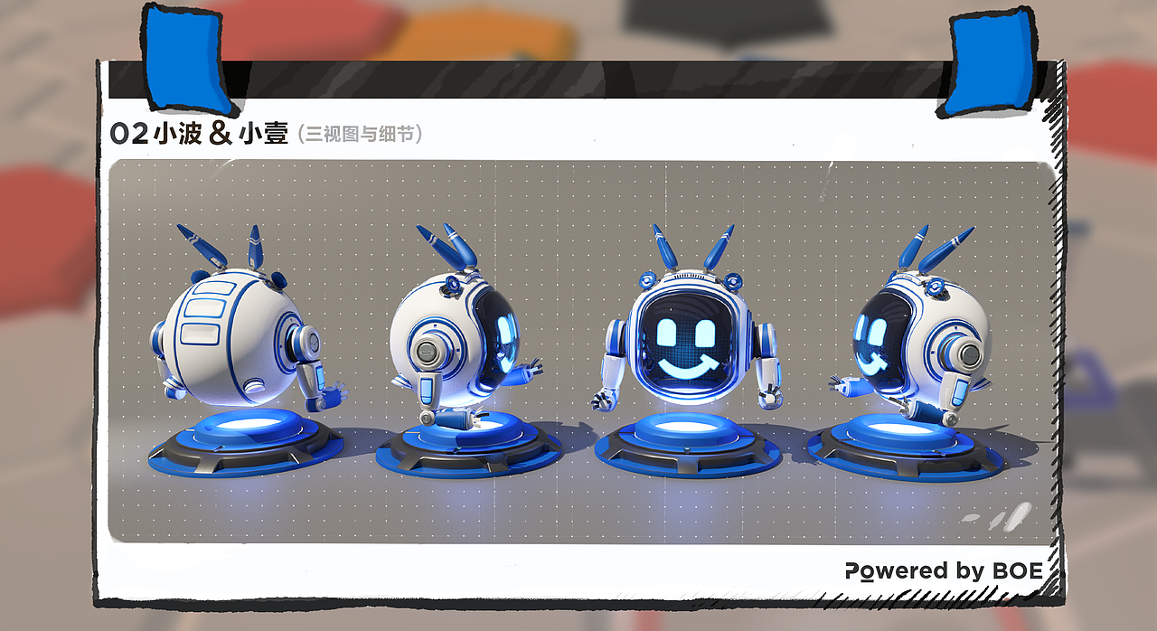 [你好 BOE]-京东方品牌IP形象设计（图ZMzMwMTU3OTcy） - IP形象 - 站酷设计师Candy_Lie原创素材 - 站酷ZCOOL