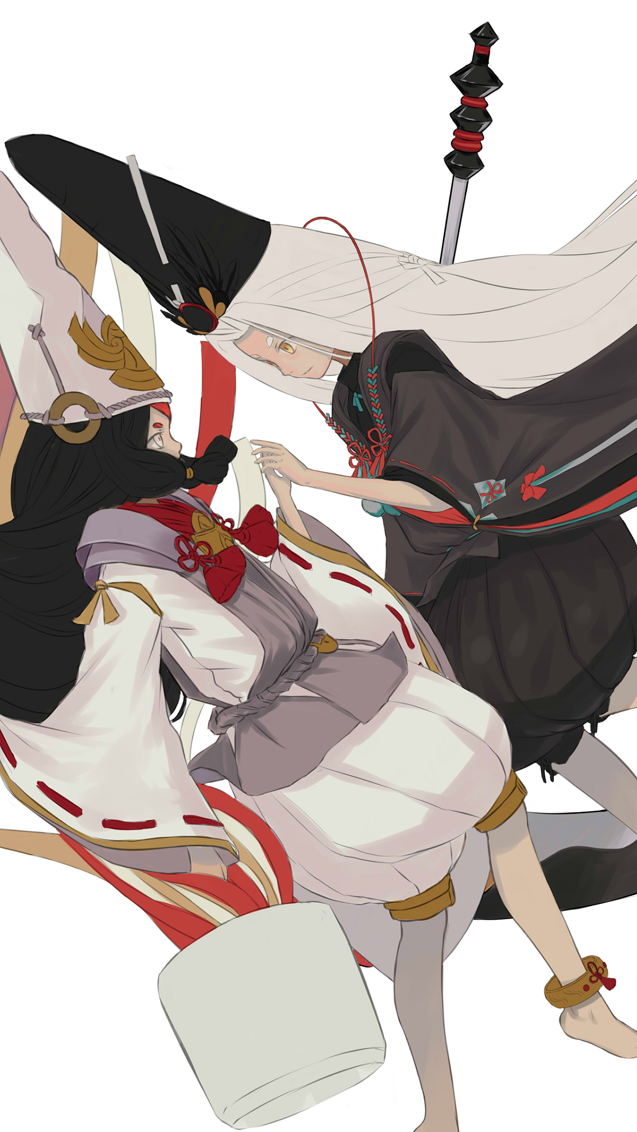 阴阳师黑白童子