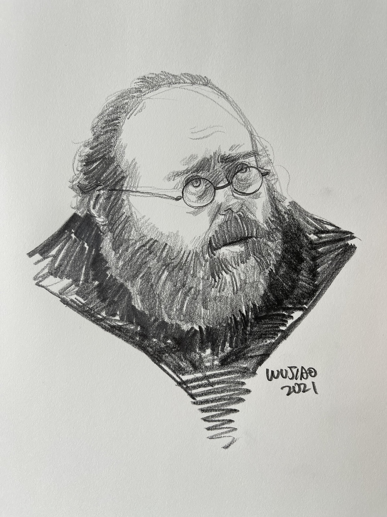 趣味速写吴小茶1982