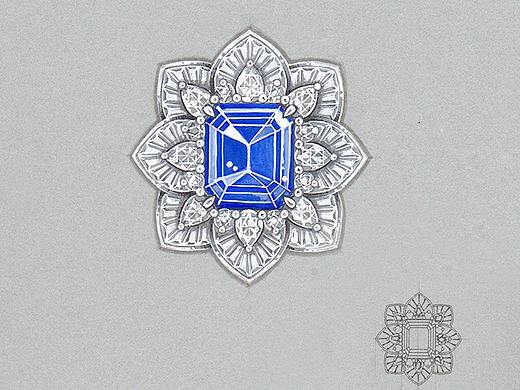 藍(lán)寶石高級(jí)珠寶定制（個(gè)人主頁-ZMzIxMzA2NDg=） - 首飾設(shè)計(jì) - 站酷設(shè)計(jì)師吳圳煒Jim原創(chuàng)素材 - 站酷ZCOOL