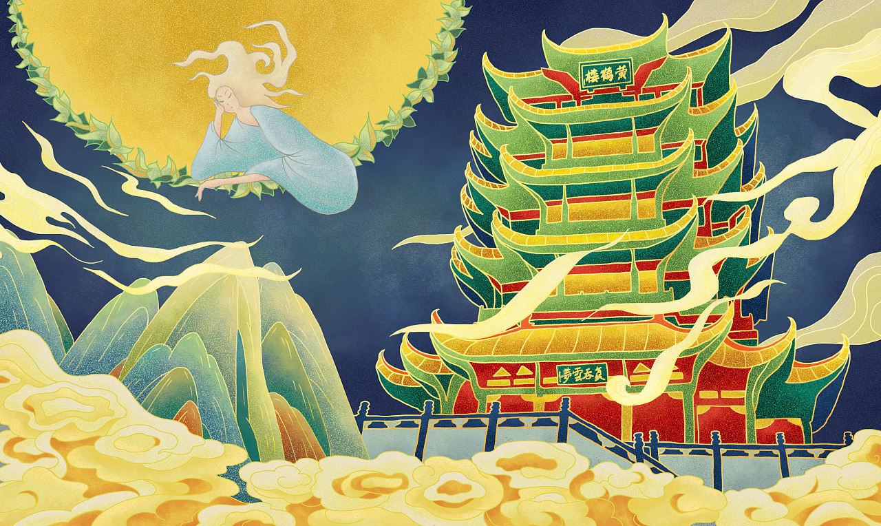 武汉黄鹤楼文创武汉通一卡通设计