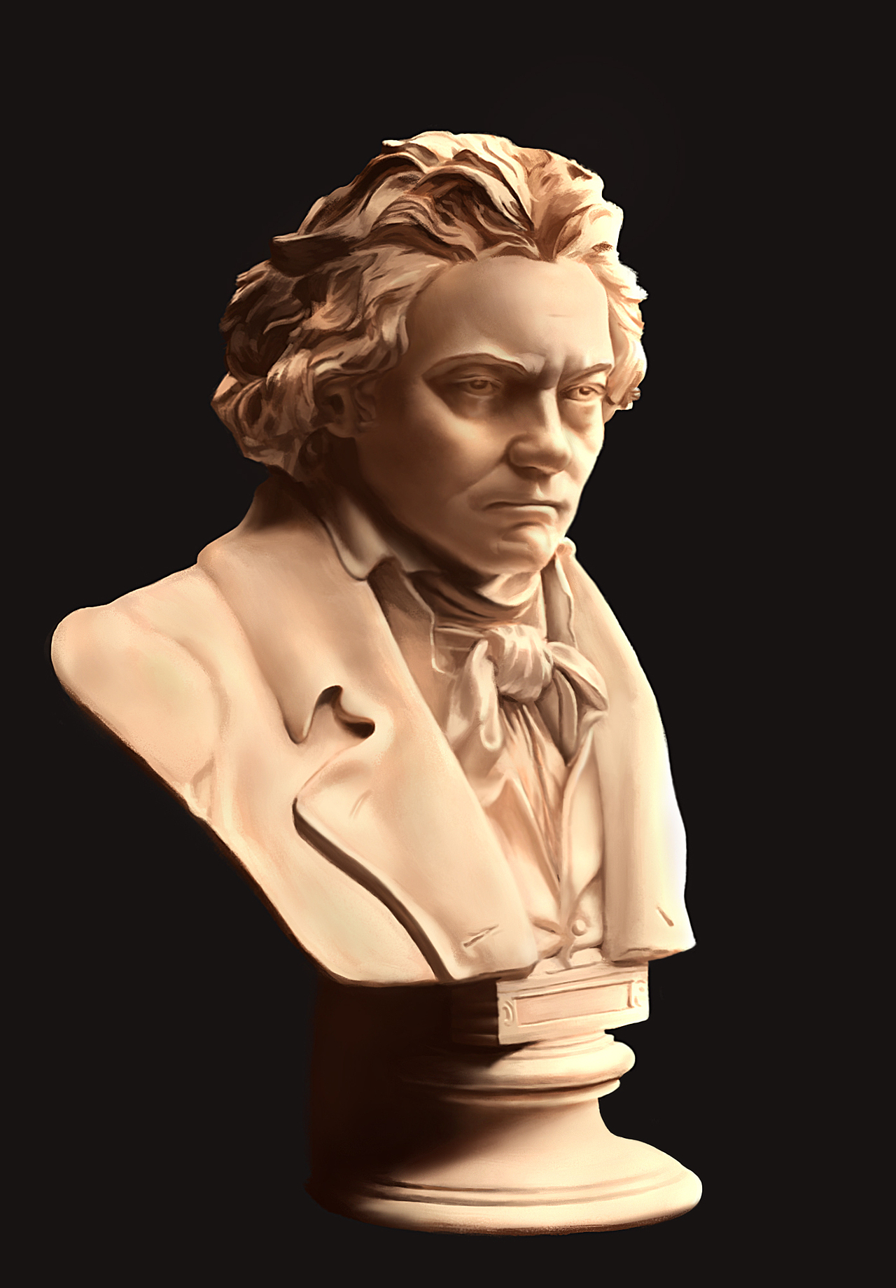 石膏像临摹1|插画|创作习作|z小虎队长_临摹作品-站酷zcool