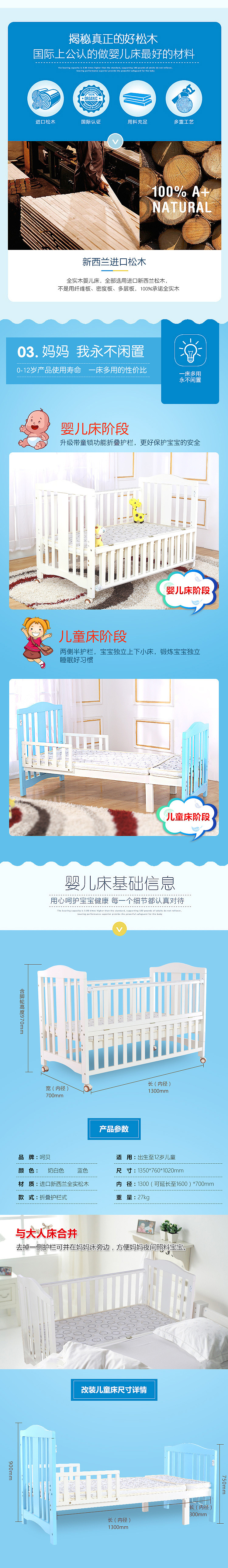 婴儿床详情（图ZMTIzNzQwMzU2） - 电商 - 站酷设计师云匠电商原创素材 - 站酷ZCOOL